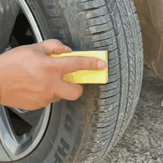 Нанесення Car Shine на шину
